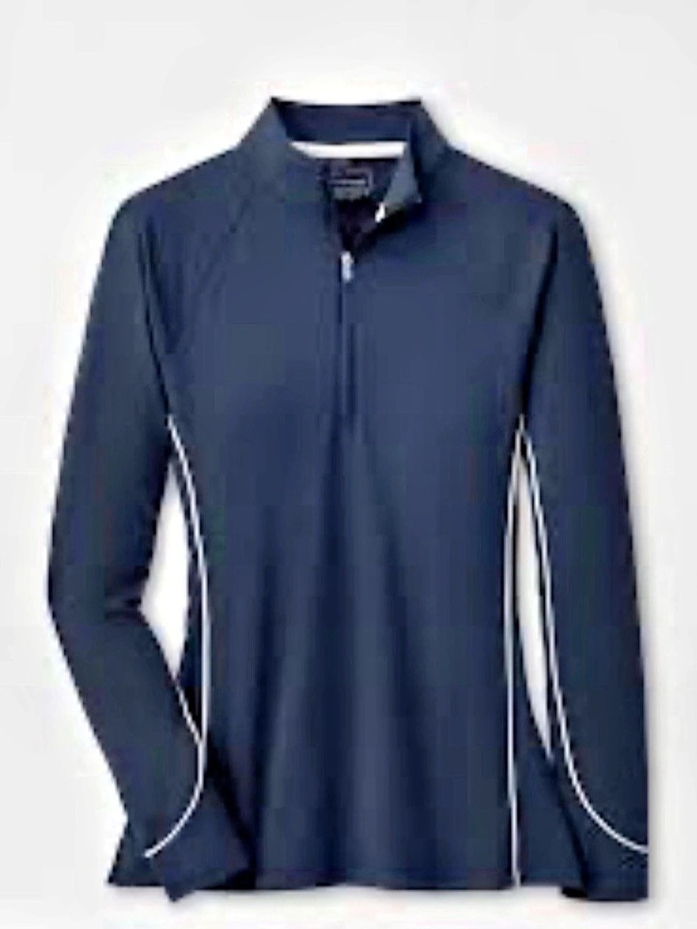 Peter Millar Performance Quarter-Zip Pullover Blue Size Medium